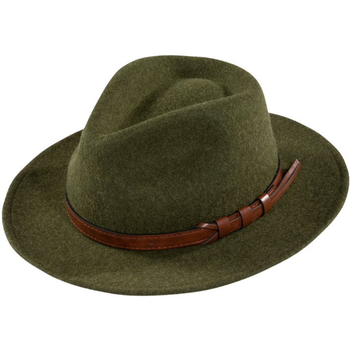 2025 Alan Paine Mens Richmond Felt Hat RICGFEL - Olive